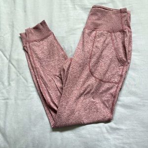 Maroon Heathered Joggers